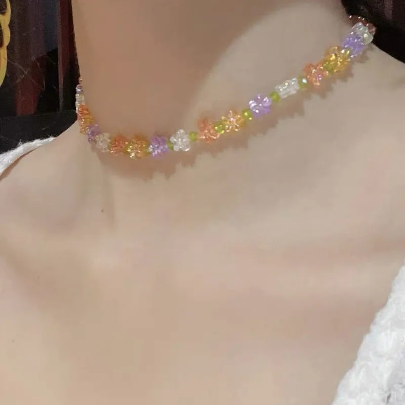 Collier Fleur Barbie Année 80