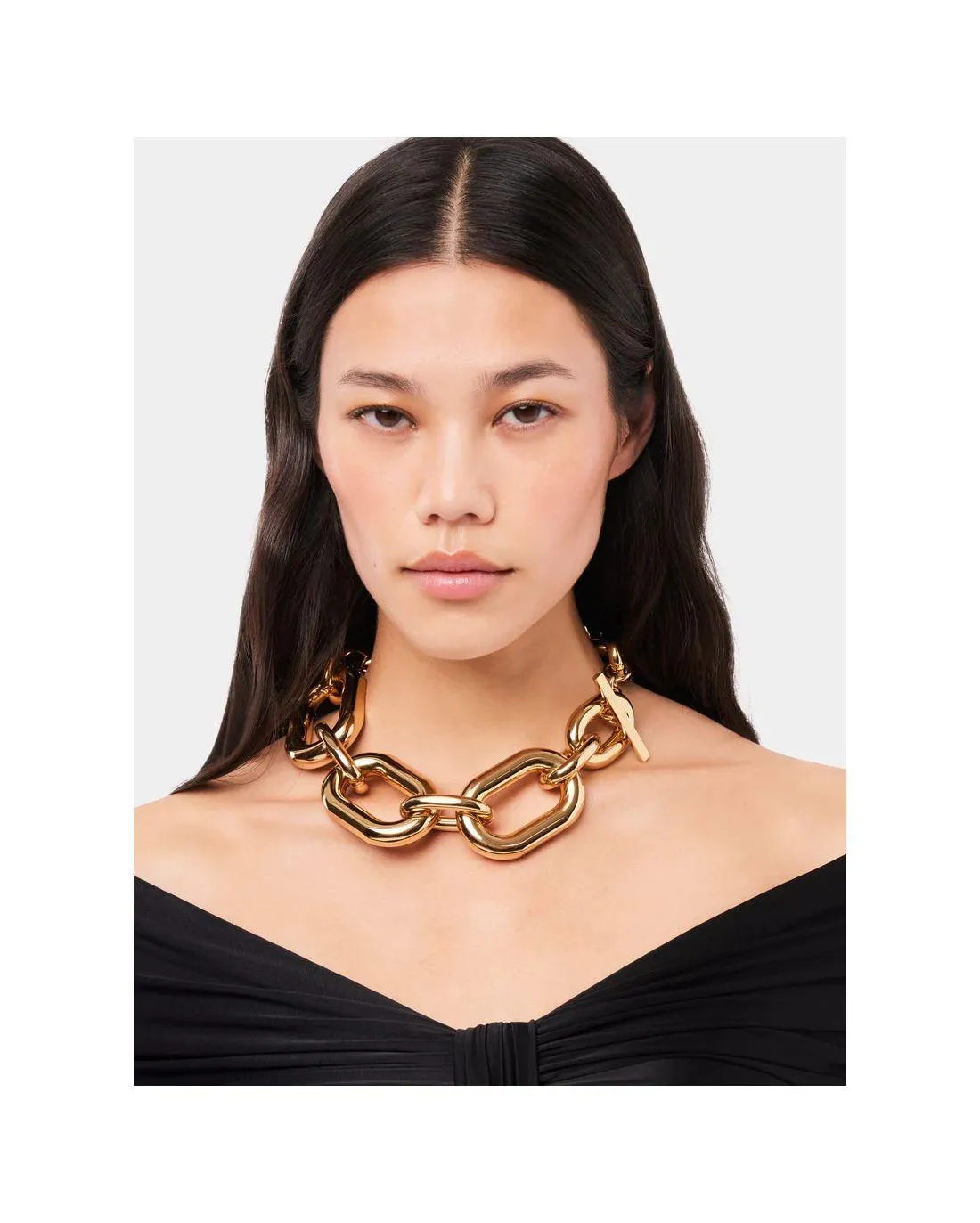 COLLIER GOLD OVERSIZED XL LINK NECKLACE - Paco Rabanne | Chez Maman Rouen