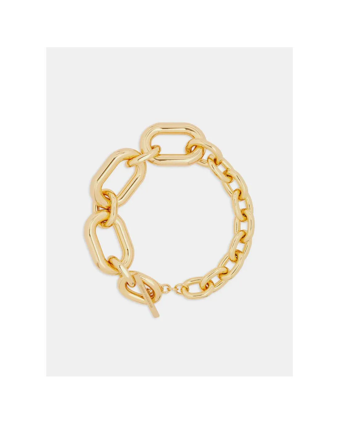 COLLIER GOLD OVERSIZED XL LINK NECKLACE - Paco Rabanne | Chez Maman Rouen