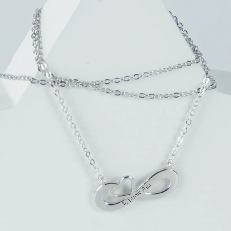 Collier infini personnalisé