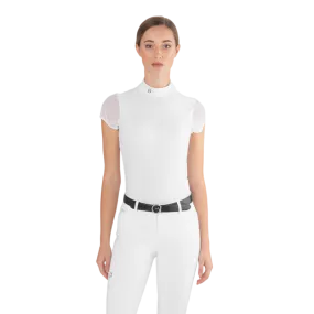 Ego7 - Polo de concours manches courtes femme Rita blanc