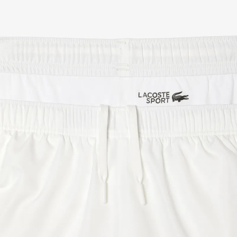 ENSEMBLE DE SURVÊTEMENT À CARREAUX LACOSTE TENNIS BLANC