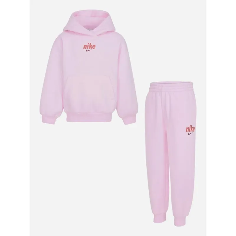 Ensemble de survêtement futura crew gris rose enfant - Nike | wimod