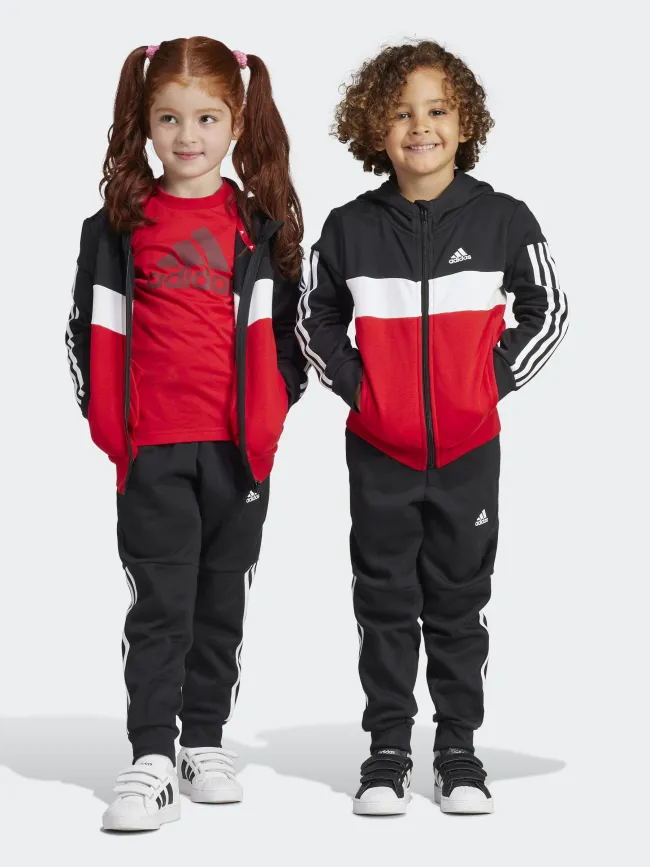 Ensemble de survêtement lk 3s tib rouge/noir garçon - Adidas | wimod