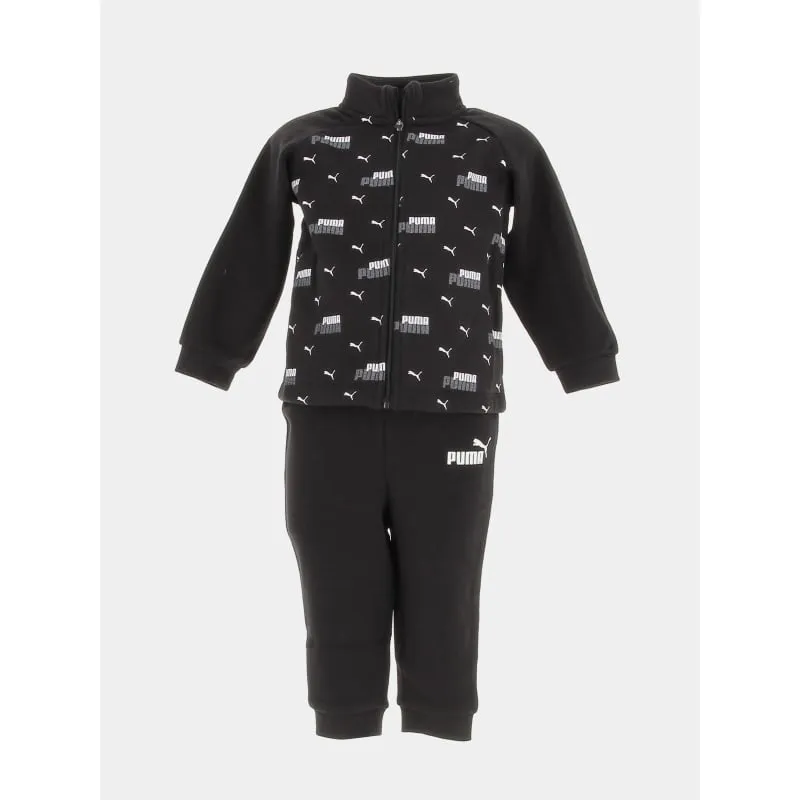 Ensemble de survêtement veste zippé jogging noir enfant - Puma | wimod