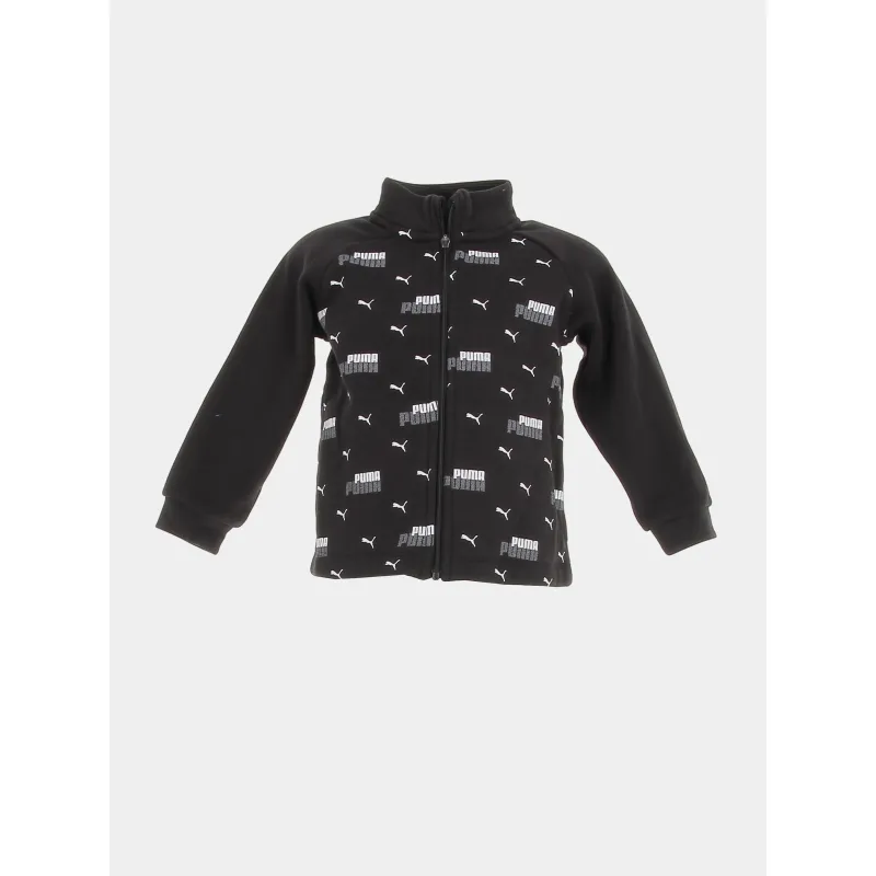 Ensemble de survêtement veste zippé jogging noir enfant - Puma | wimod