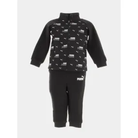 Ensemble de survêtement veste zippé jogging noir enfant - Puma | wimod