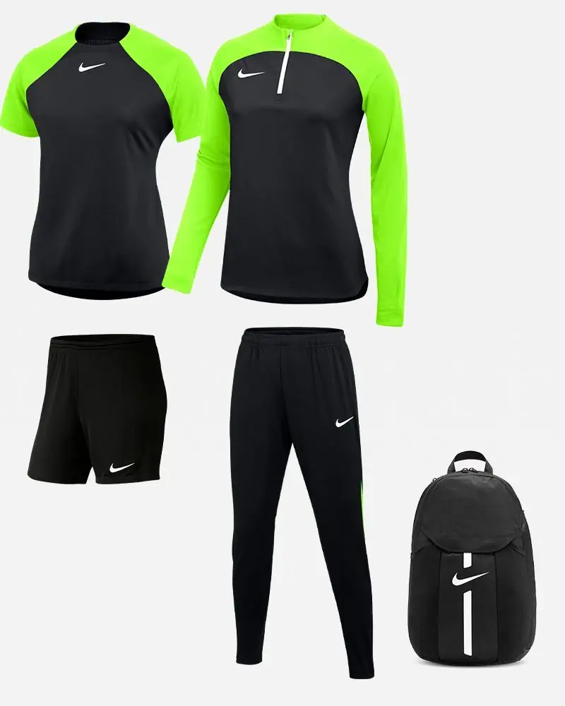 Ensemble Nike Academy Pro pour Femme. Survêtement + Maillot + Short + Sac (5 pièces)