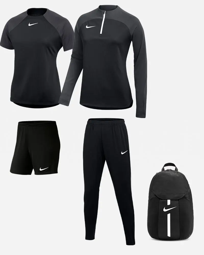 Ensemble Nike Academy Pro pour Femme. Survêtement + Maillot + Short + Sac (5 pièces)