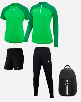 Ensemble Nike Academy Pro pour Femme. Survêtement + Maillot + Short + Sac (5 pièces)