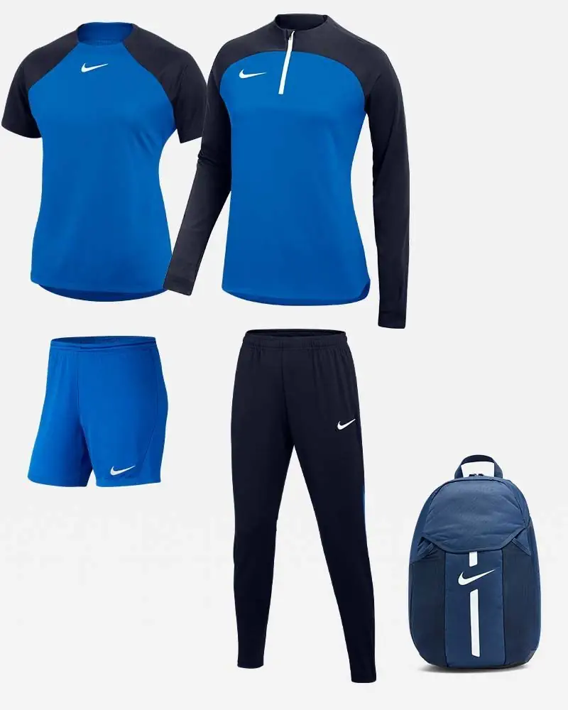 Ensemble Nike Academy Pro pour Femme. Survêtement + Maillot + Short + Sac (5 pièces)