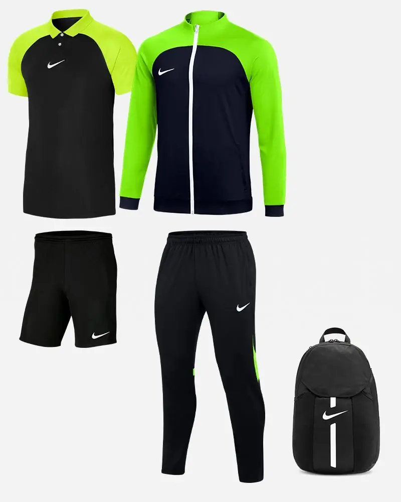 Ensemble Nike Academy Pro pour Homme. Survêtement + Polo + Short + Sac (5 pièces)