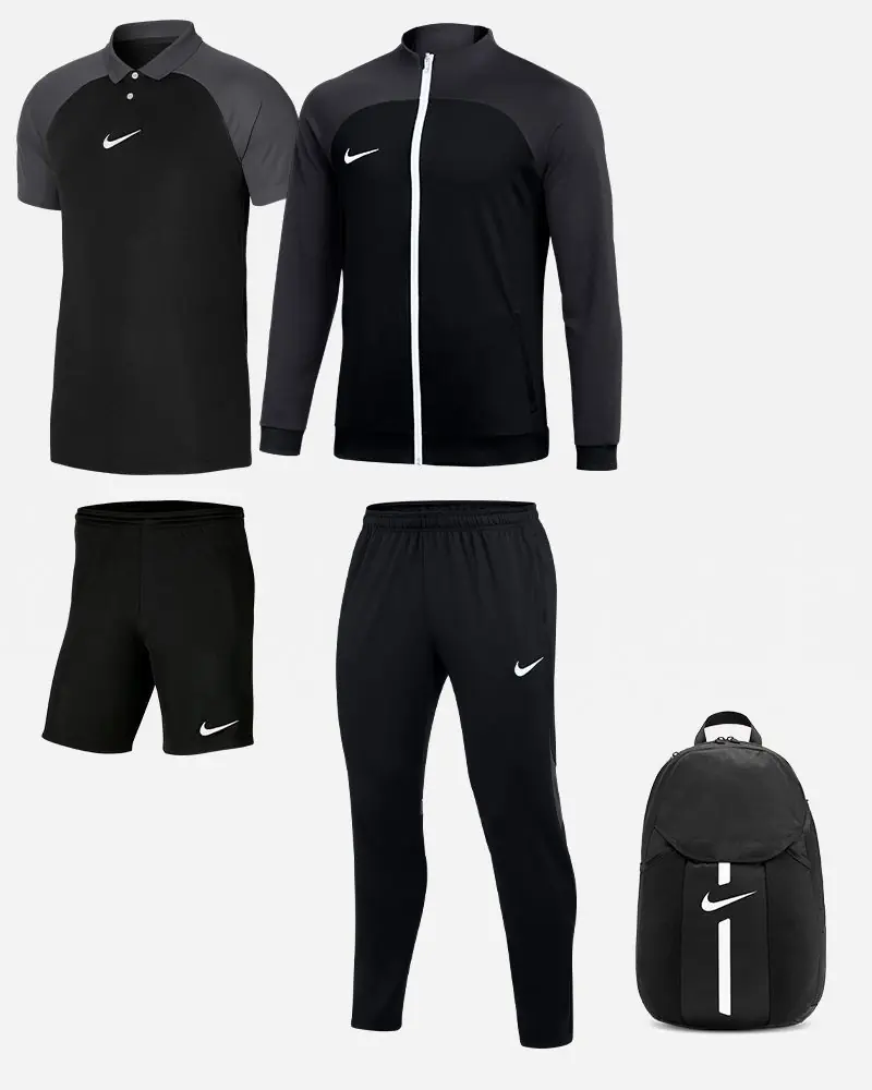 Ensemble Nike Academy Pro pour Homme. Survêtement + Polo + Short + Sac (5 pièces)