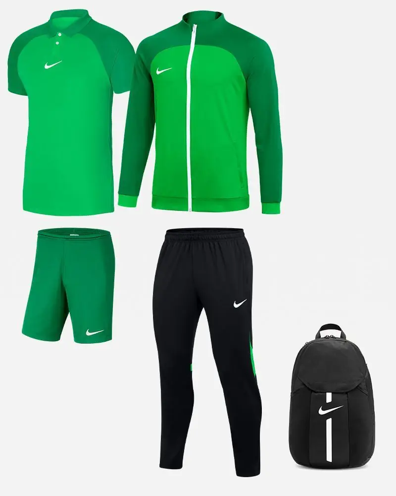 Ensemble Nike Academy Pro pour Homme. Survêtement + Polo + Short + Sac (5 pièces)