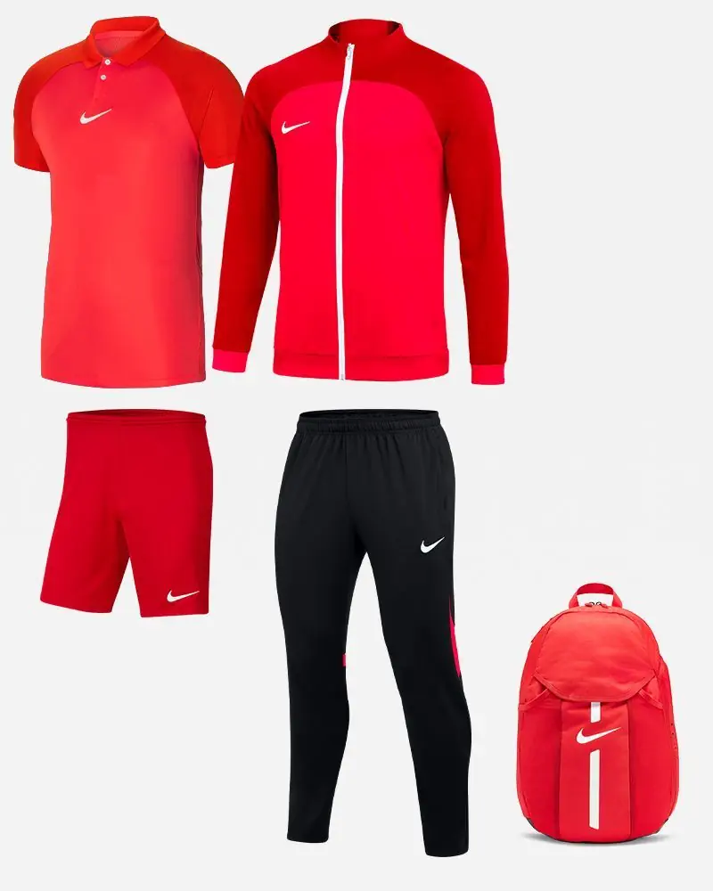 Ensemble Nike Academy Pro pour Homme. Survêtement + Polo + Short + Sac (5 pièces)