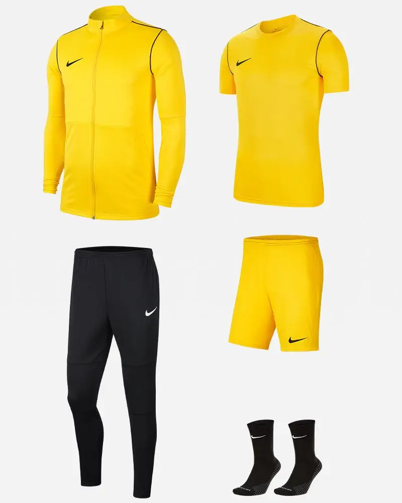 Ensemble Nike Park 20 pour Homme. Survêtement + Maillot + Short + Chaussettes (5 pièces)