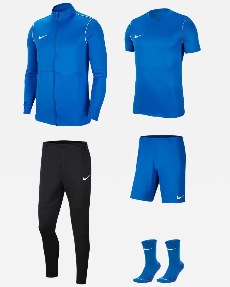 Ensemble Nike Park 20 pour Homme. Survêtement + Maillot + Short + Chaussettes (5 pièces)