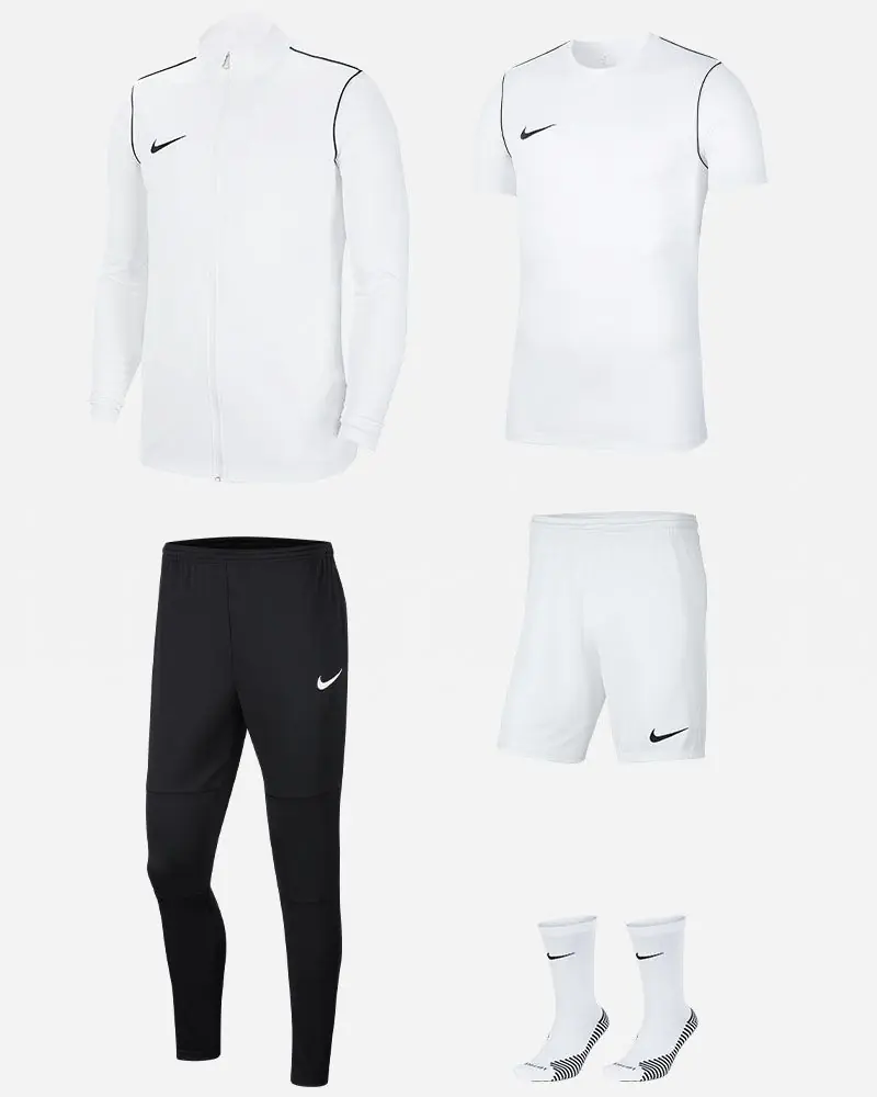 Ensemble Nike Park 20 pour Homme. Survêtement + Maillot + Short + Chaussettes (5 pièces)