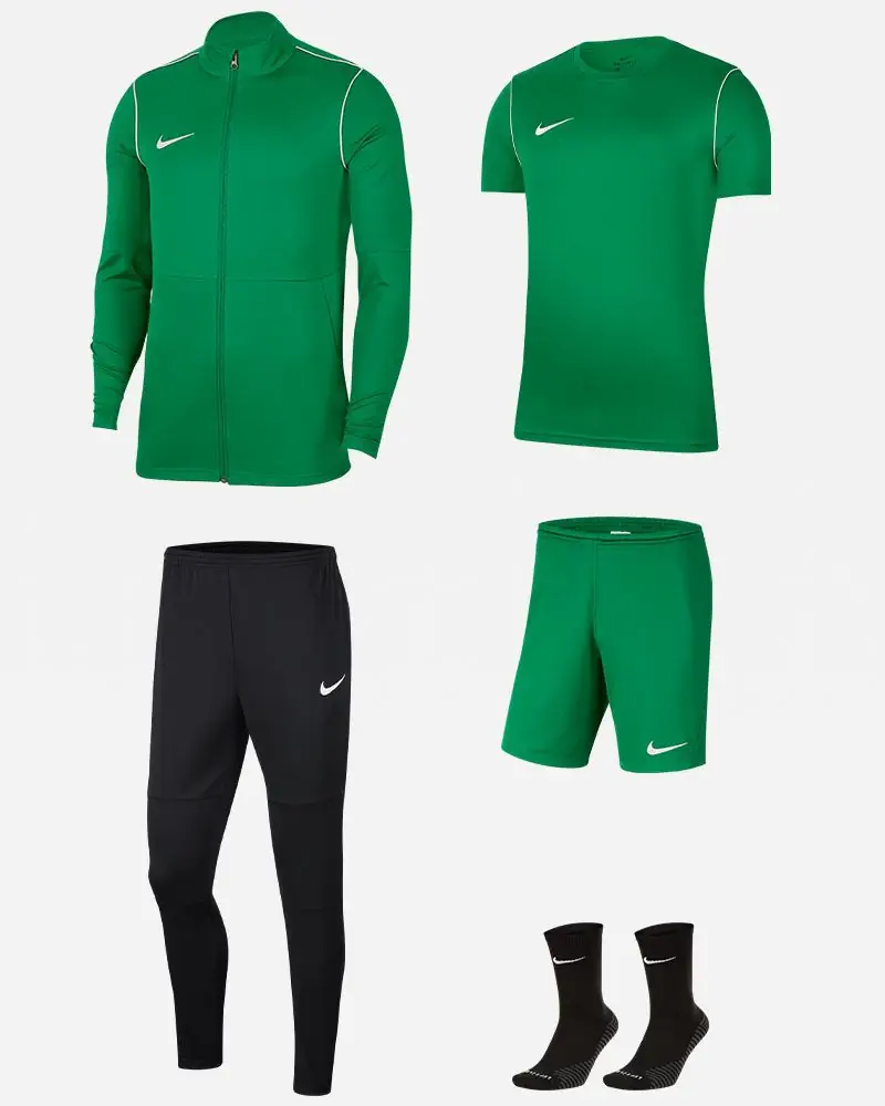 Ensemble Nike Park 20 pour Homme. Survêtement + Maillot + Short + Chaussettes (5 pièces)