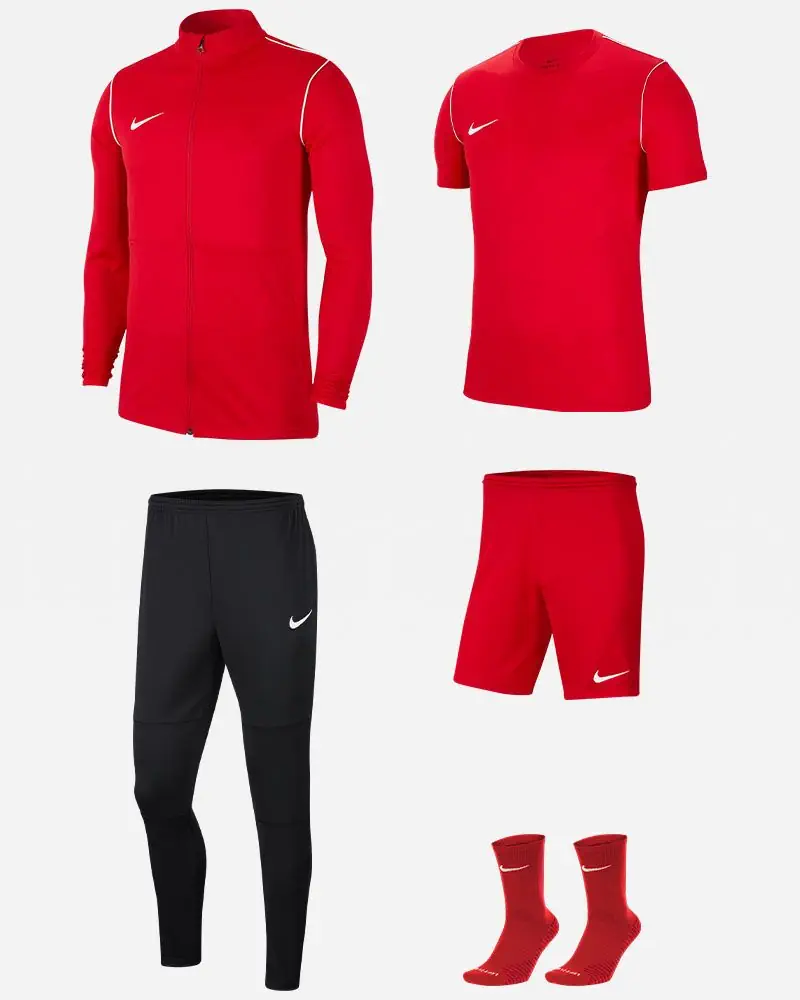 Ensemble Nike Park 20 pour Homme. Survêtement + Maillot + Short + Chaussettes (5 pièces)