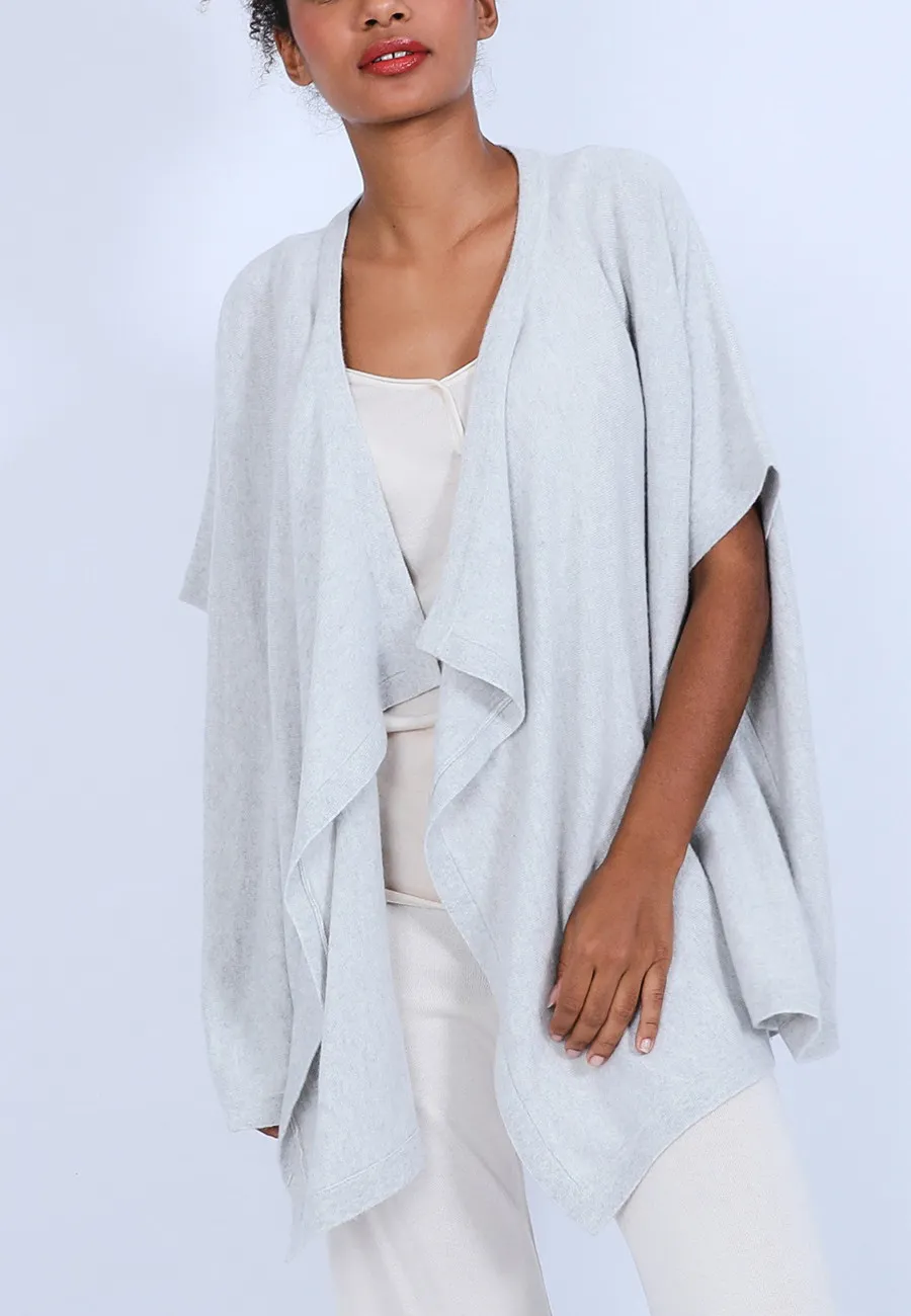 Gilet kimono sans manches 100% Cachemire - Oumi