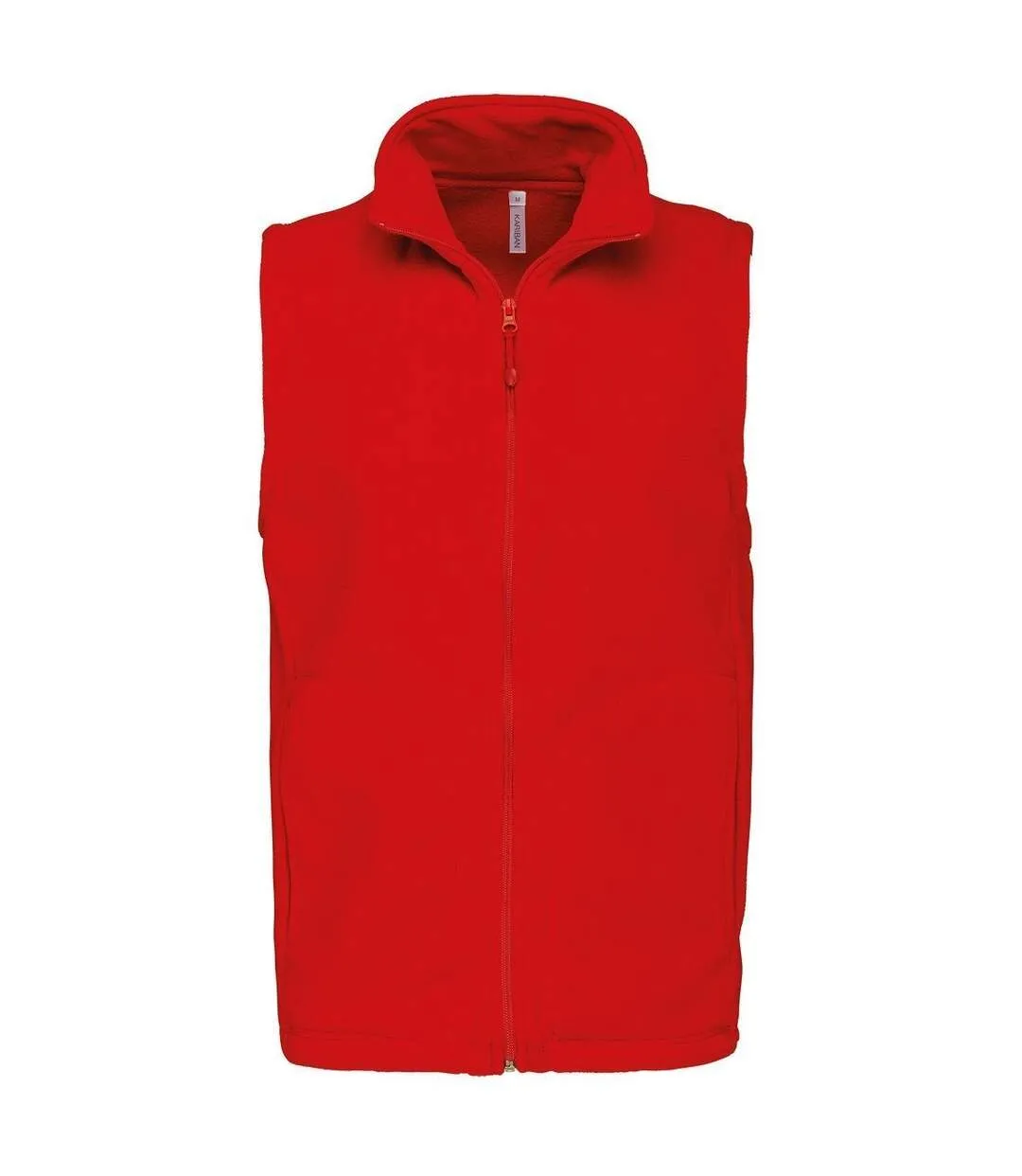 Gilet sans manches micro polaire homme - K913 - rouge