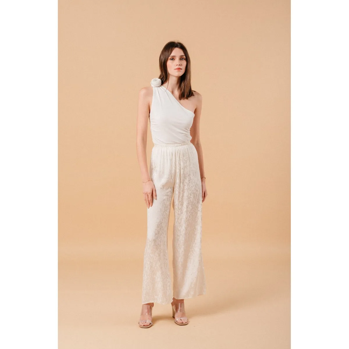 Grace et Mila - Pantalon fluide blanc