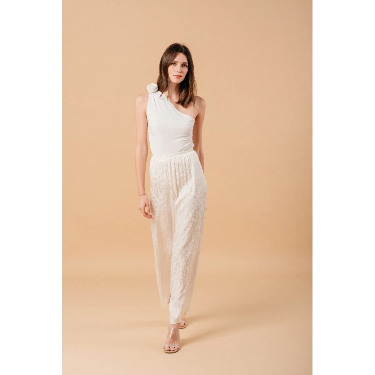 Grace et Mila - Pantalon fluide blanc