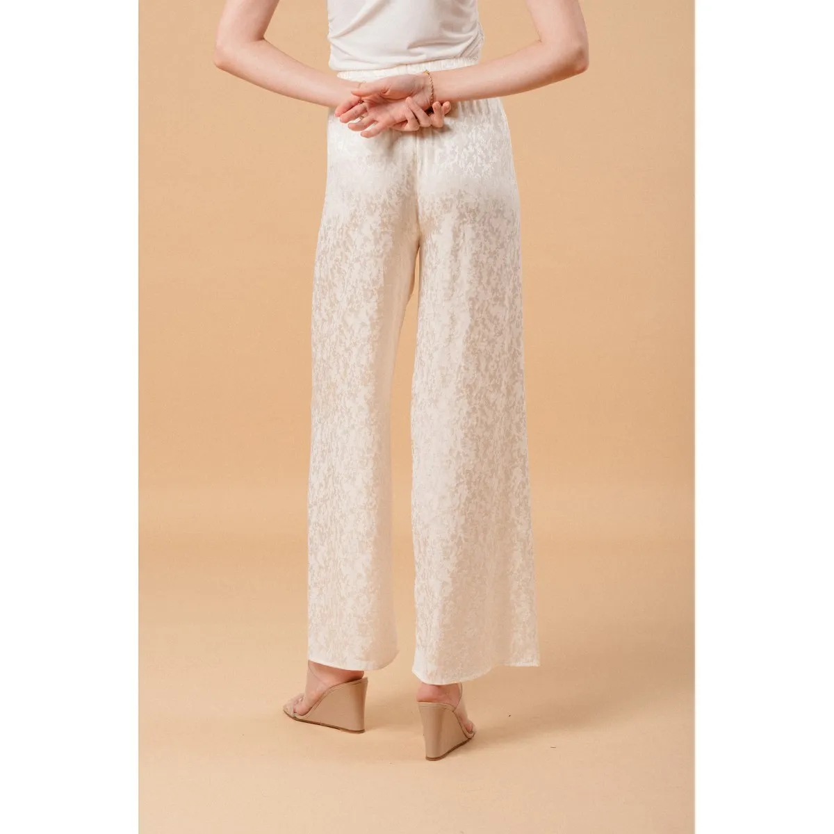 Grace et Mila - Pantalon fluide blanc