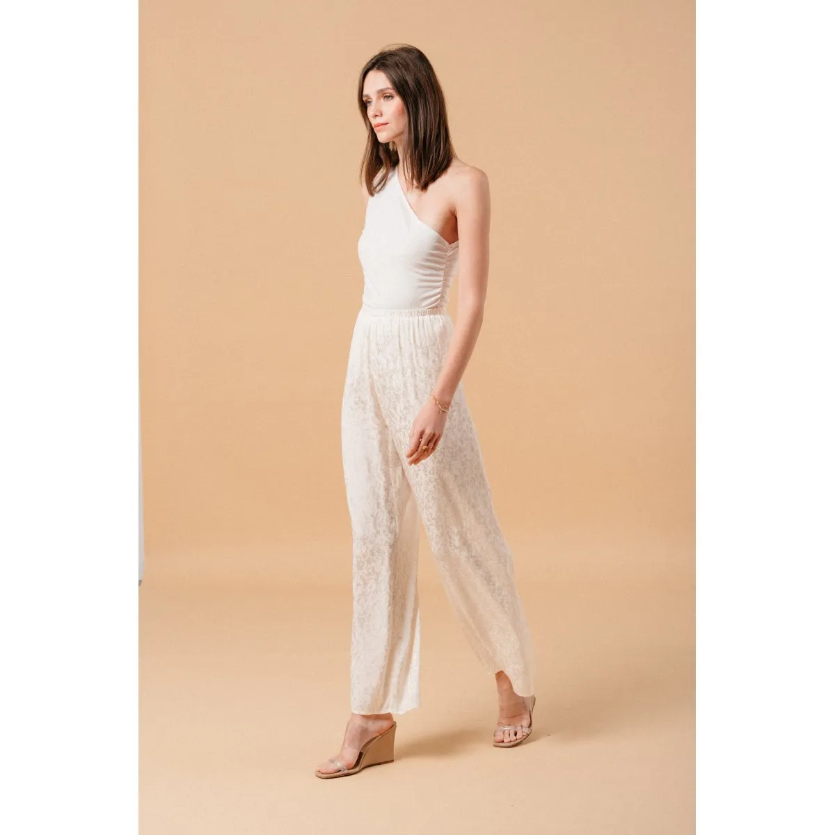 Grace et Mila - Pantalon fluide blanc