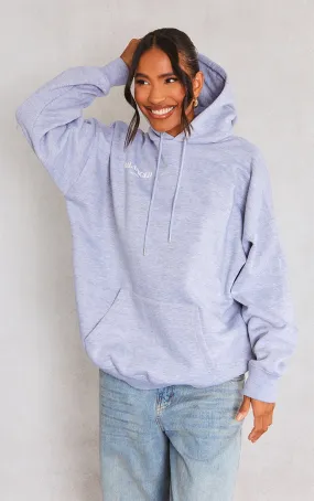 Hoodie gris imprimé Balanced Lifestyle