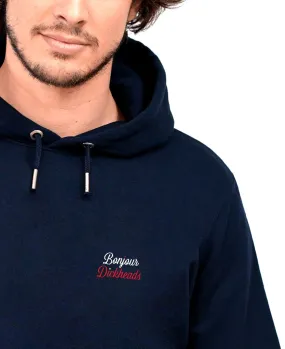 Hoodie homme Bonjour Dickheads (brodé)