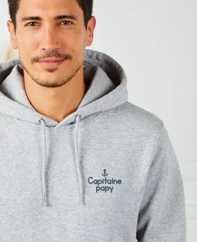 Hoodie homme Capitaine papy (brodé)