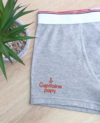 Hoodie homme Capitaine papy (brodé)