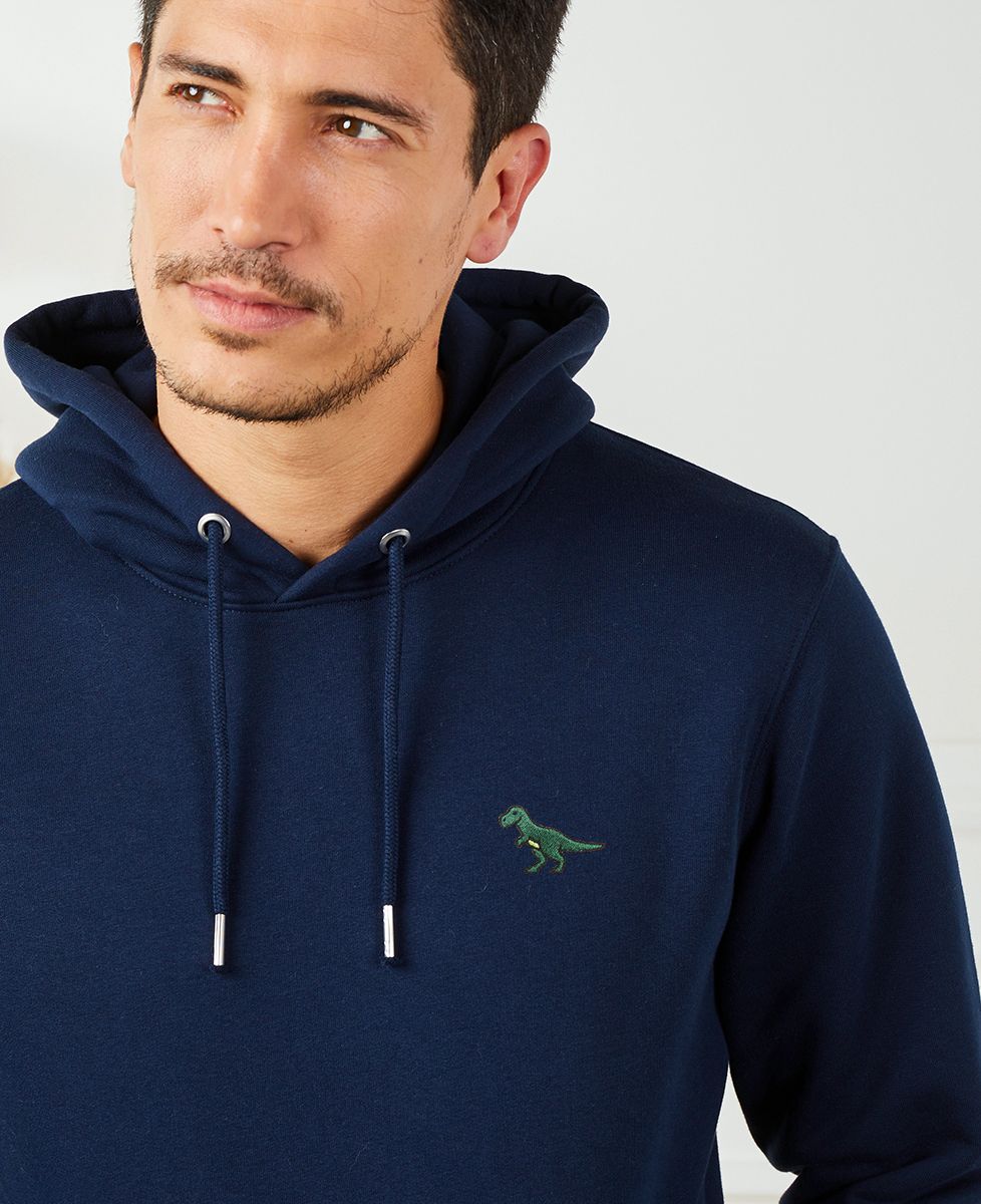 Hoodie homme T-Rex (brodé)