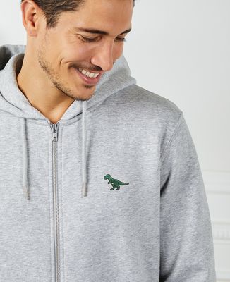 Hoodie homme T-Rex (brodé)