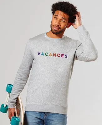 Hoodie homme Vacances (brodé)