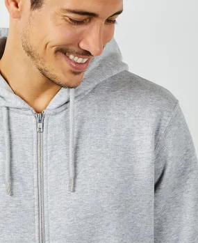 Hoodie zippé homme Best dad since brodé personnalisé