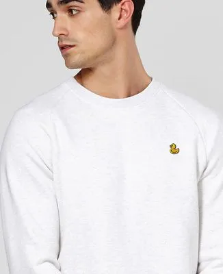 Hoodie zippé homme Canard jaune (brodé)