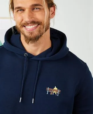 Hoodie zippé homme Forrest (brodé)