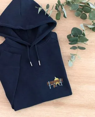 Hoodie zippé homme Forrest (brodé)