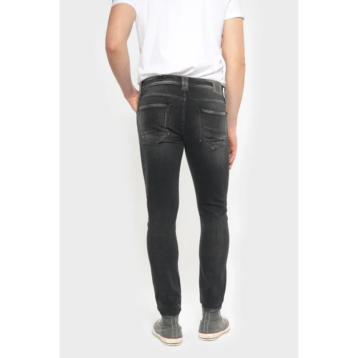 Jeans ajusté BLUE JOGG 700/11, longueur 34 noir en coton Ray | 3 Suisses