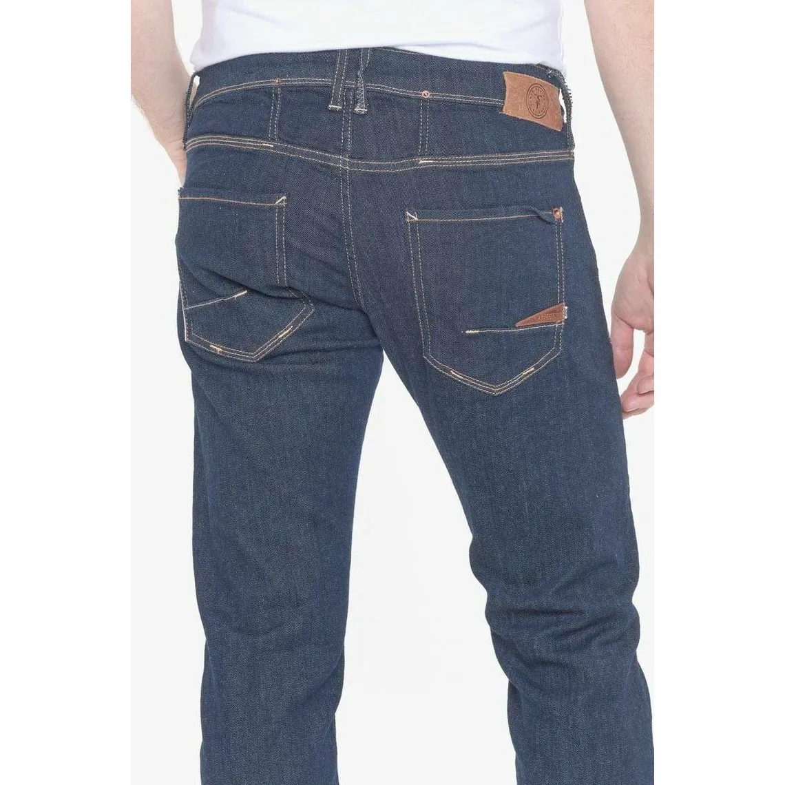 Jeans ajusté stretch 700/11, longueur 34 bleu Carl | 3 Suisses