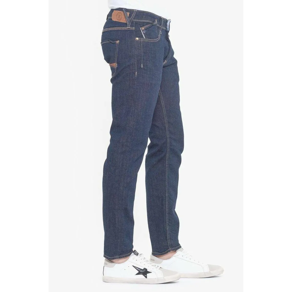 Jeans ajusté stretch 700/11, longueur 34 bleu Carl | 3 Suisses