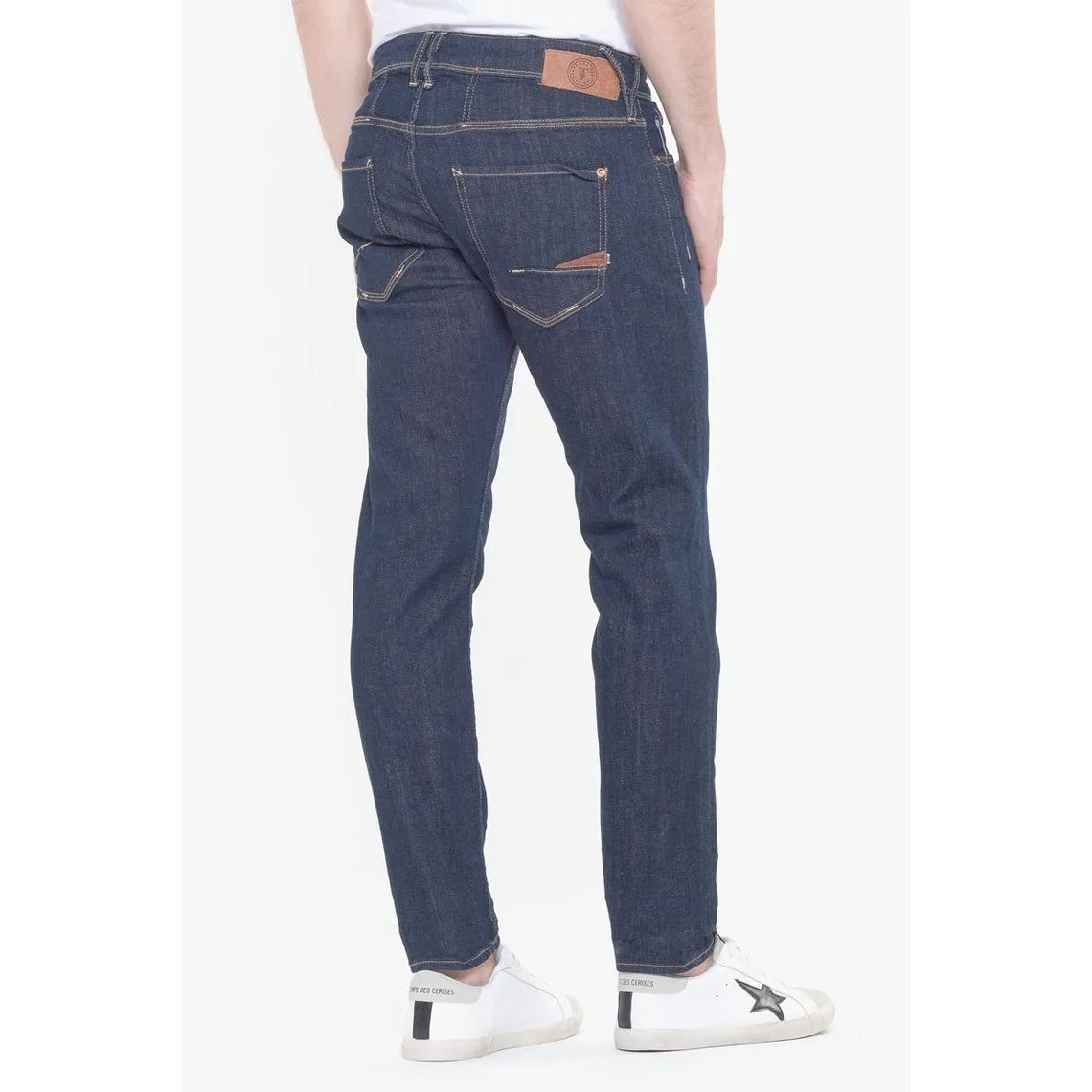 Jeans ajusté stretch 700/11, longueur 34 bleu Carl | 3 Suisses