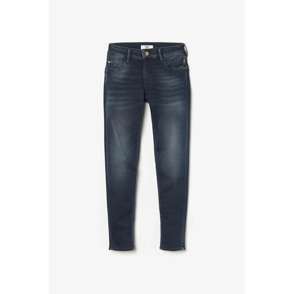 jeans Arica pulp slim 7/8ème bleu-noir N°2 en coton | 3 Suisses