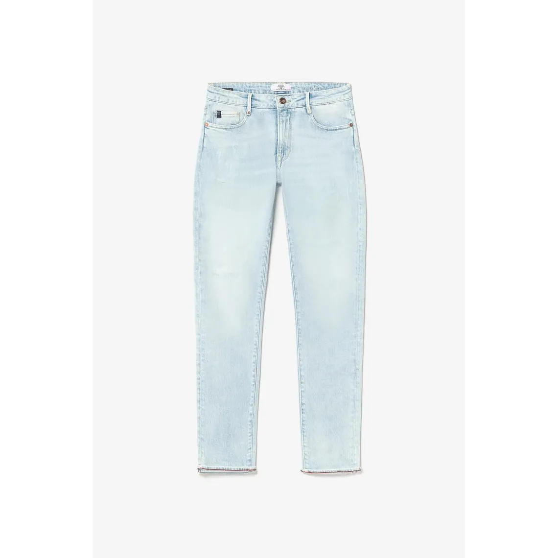 Jeans boyfit 200/43, 7/8ème bleu en coton Pia | 3 Suisses