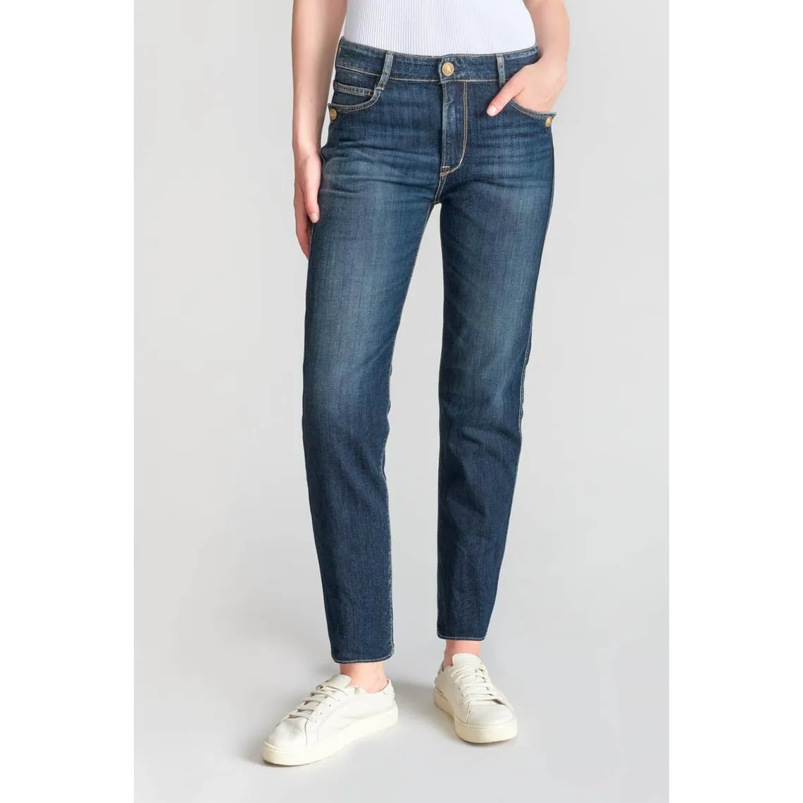 Jeans mom 400/18, 7/8ème bleu Lia | 3 Suisses