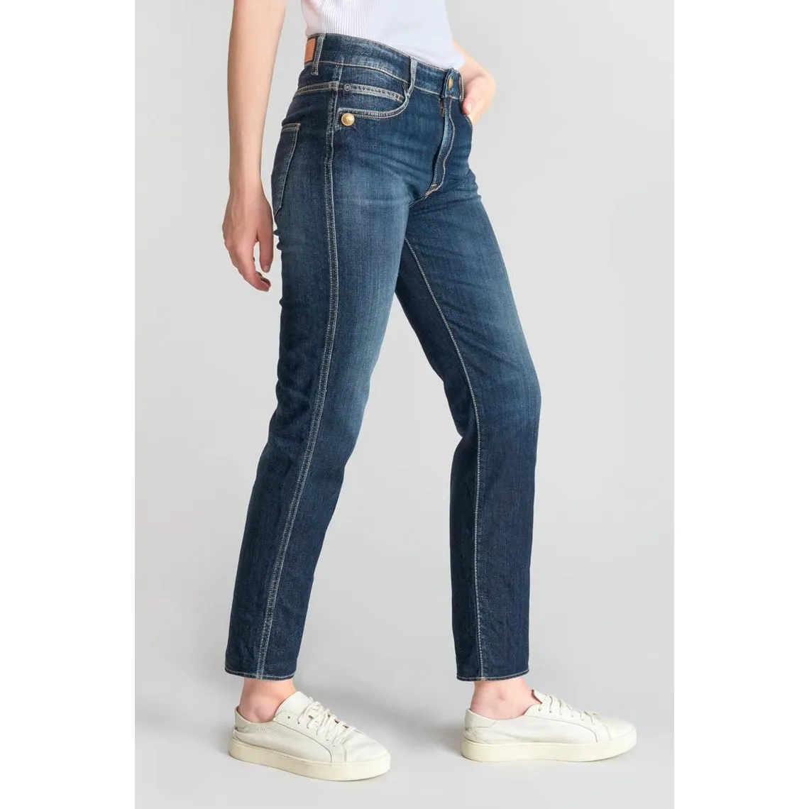 Jeans mom 400/18, 7/8ème bleu Lia | 3 Suisses