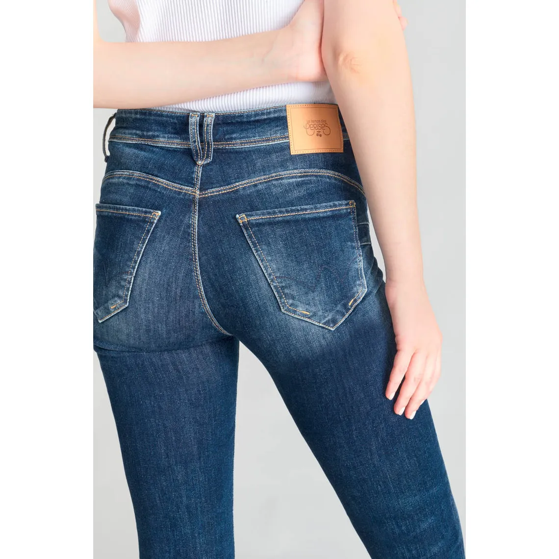 Jeans push-up slim taille haute PULP, longueur 34 bleu Nea | 3 Suisses